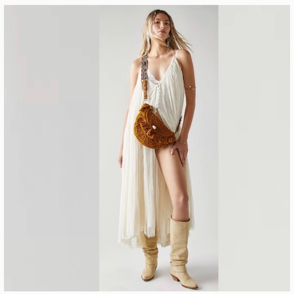392.Free People Dresses Free People Sweet Sea Maxi Dress